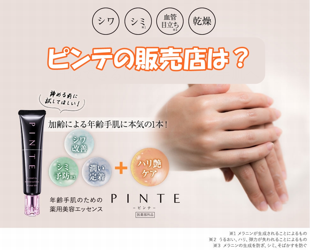 ピンテの販売店