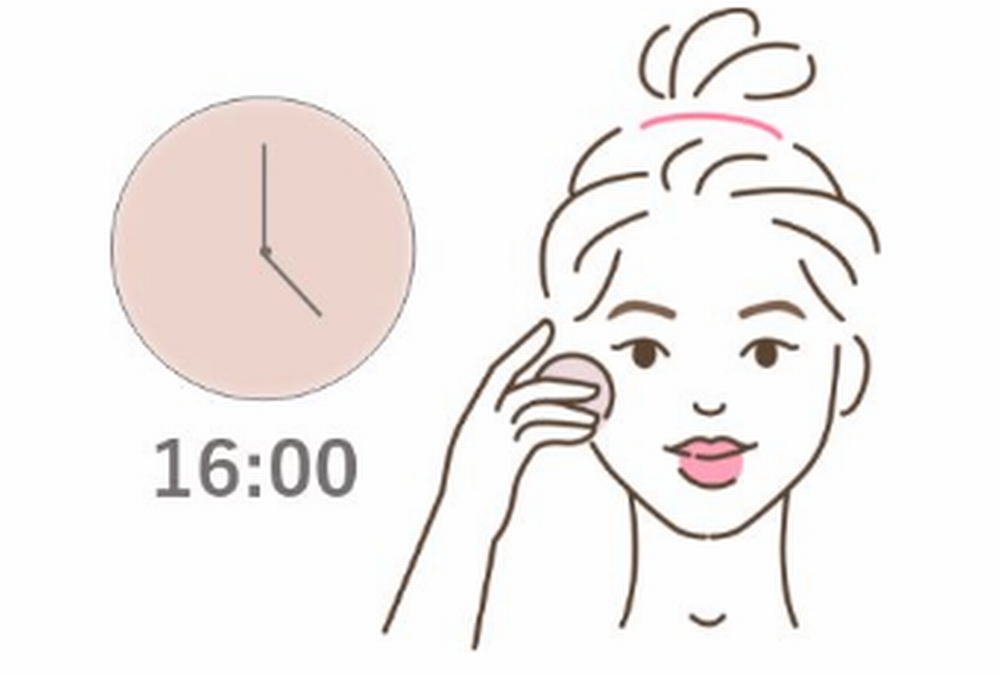 16時に塗布する