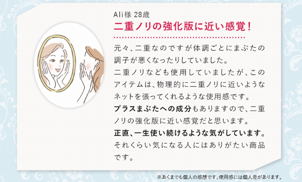 リッドキララのアイプチに関する口コミ